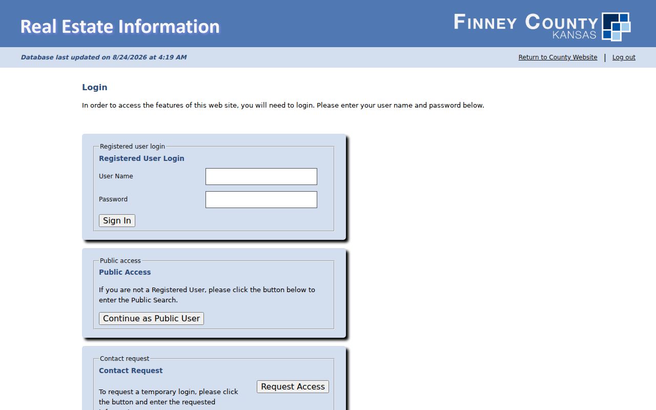 Finney County Appraiser public property search for the Garden City residents directory